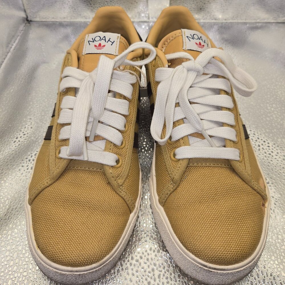Men's Adidas Noah Adria Shoes Originals Sneakers Golden Beige/White - Size 7.5